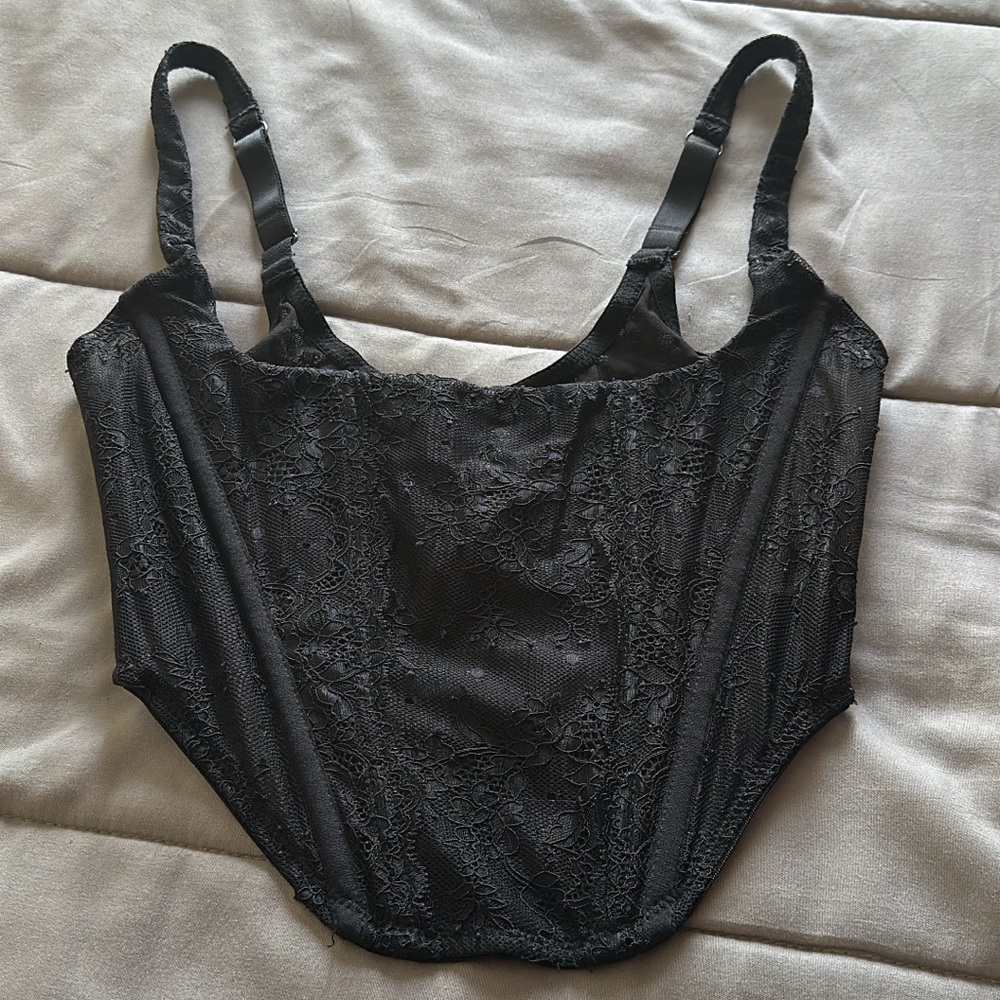 Out From Under Modern Love Denim Corset